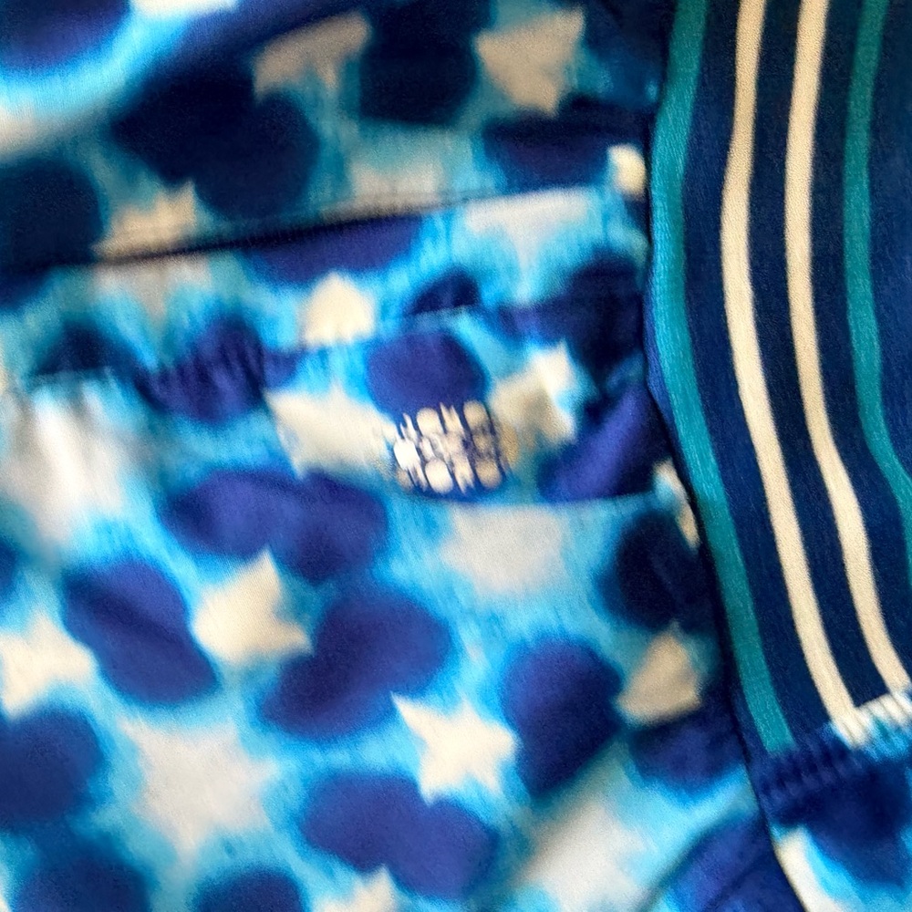 FP Movement by Free People Blue Multi-Spot Bomber Jacket - Picture 4 of 6
